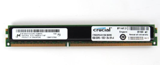 Crucial CT8G3ERVLD41339 8Gb 2RX4 PC3L-10600R DDR3 1.35V Memory