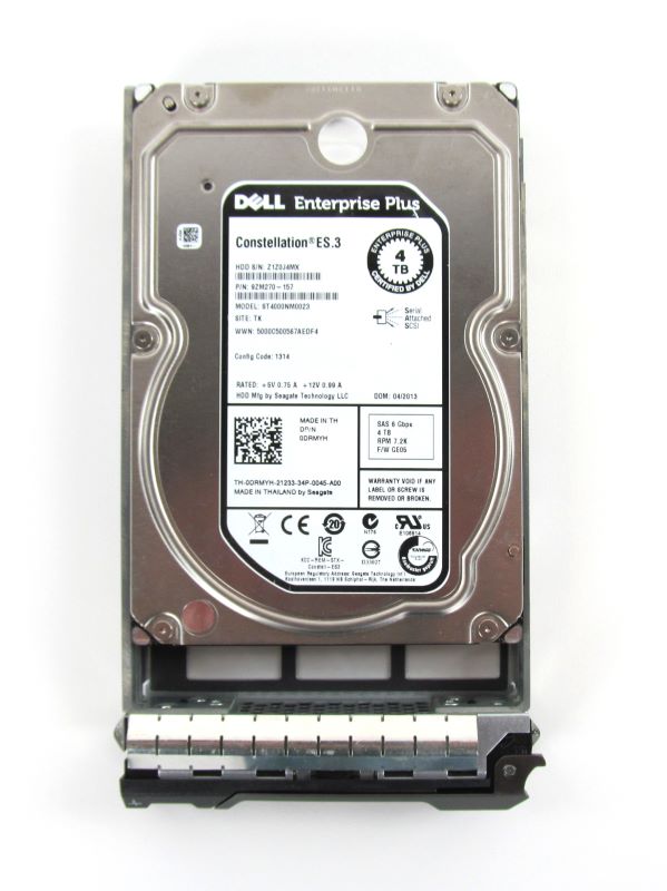 Dell DRMYH 4Tb SAS 7.2K 6Gbps 3.5" Hard Drive