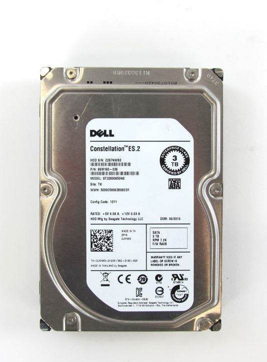 Dell JMN63 3TB SATA 7200 RPM 6Gbps 3.5" HDD