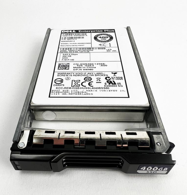 Compellent W6460-CML SC220 Tray 400Gb SAS 6Gbps SLC SSD