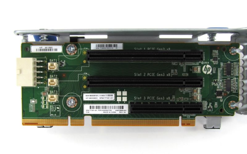 HP 729804-001 DL380 Gen9 3-Slot PCIE Riser Card