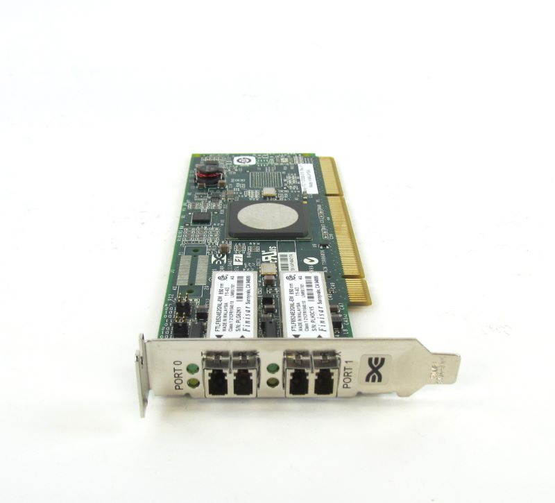 HP 641233-001 E/F Class 2-Port 4Gb Fibre Channel PCIx Adapter Low Profile