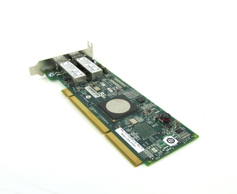 HP 641233-001 E/F Class 2-Port 4Gb Fibre Channel PCIx Adapter Low Profile