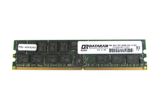 DATARAM 40V4340 4Gb 2RX4 PC2-4200R-444-12-AF0
