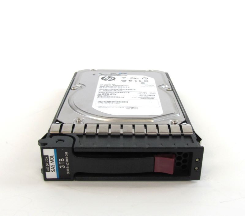 HP 625140-001 3Tb SAS 7.2K 3.5" 6Gbps DP MDL Hard Drive