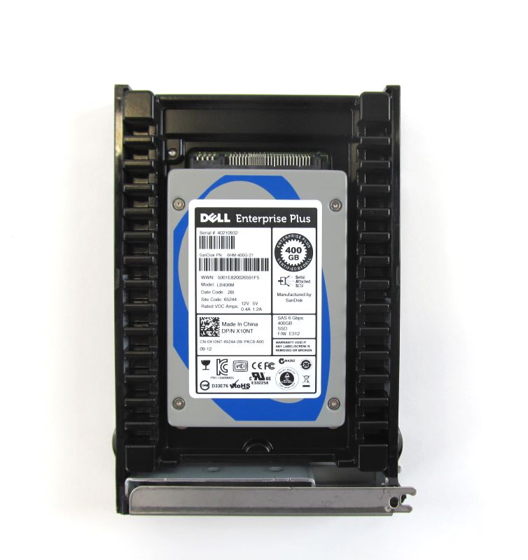 Equallogic X10NT-EQL Equallogic 400Gb 6Gbps SAS SSD in PS6500 Tray