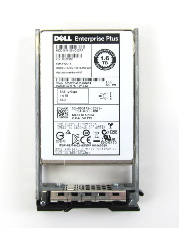 Dell Compellent DGTT2 1.6Tb SAS 12Gbps 2.5" SSD