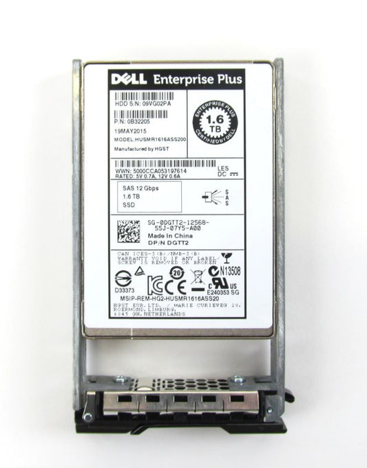Dell Compellent DGTT2 1.6Tb SAS 12Gbps 2.5" SSD