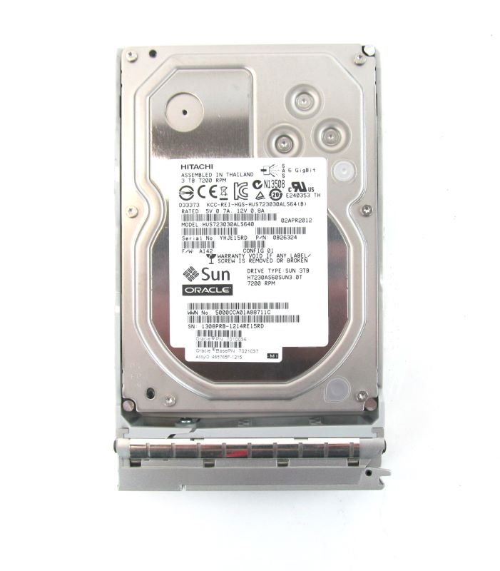 Oracle 7010036 3TB 7.2K SAS 3.5" Hard Drive w/ Coral Bracket