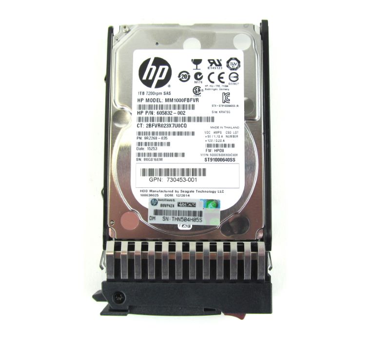 HP 730706-001 HP MSA 1TB 6G SAS 7.2K 2.5IN DP