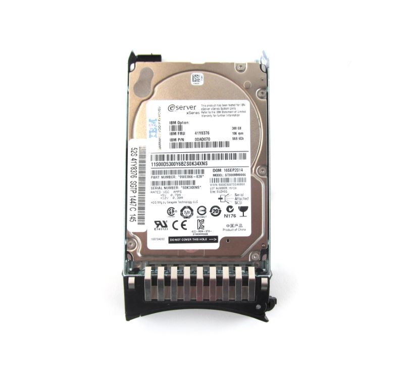 IBM 41Y8376 300Gb 10K 2.5" 6Gbps SAS H/S Hard Disk Drive