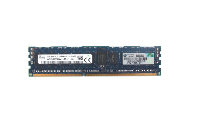 HP 713754-071 4Gb PC3L-12800R 512MX4 DIMM Memory