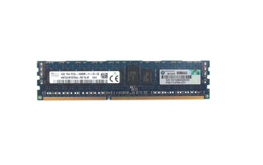 HP 713754-071 4Gb PC3L-12800R 512MX4 DIMM Memory