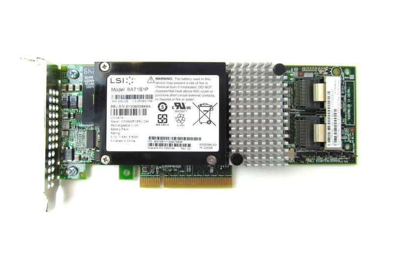 Oracle 7047503 (SGX-SAS6-R-INT-Z) 8-Port 6Gbps SAS-2 RAID PCI-E HBA