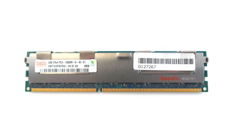 Hynix HMT151R7BFR4C-H9 4GB (1X4Gb) PC3-10600R 2RX4 1333MHz DIMM