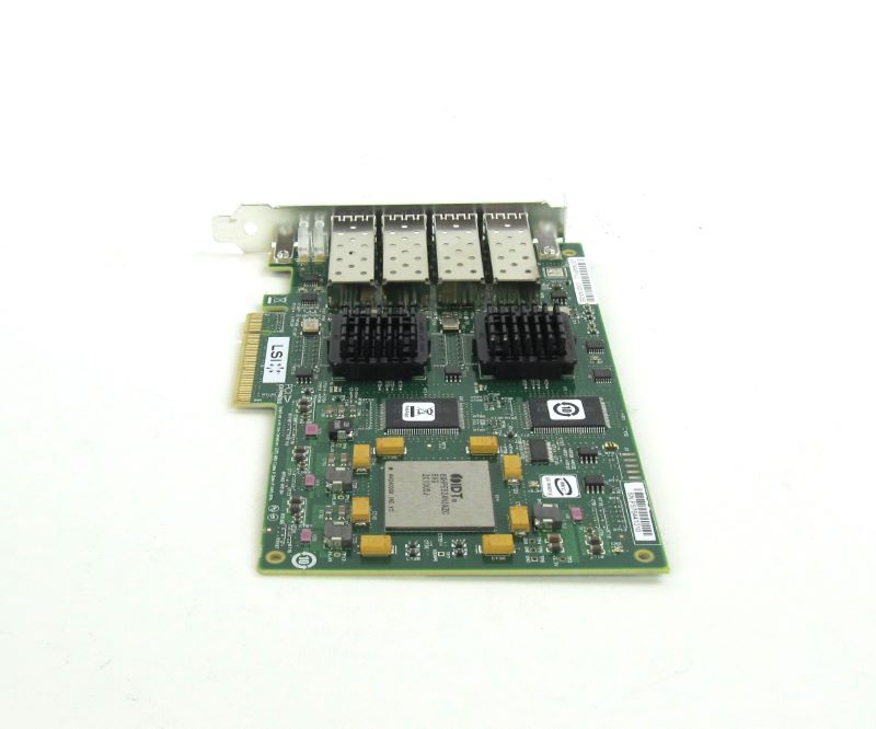 LSI LSI7404EP-LC Logic Quad Port 4Gb PCIe Fbre HBA w/ SFP