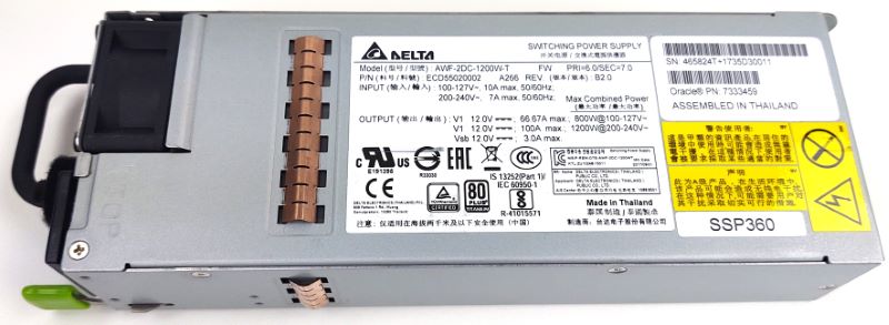 HP 733459-B21 HP 2650W Platinum Power Supply