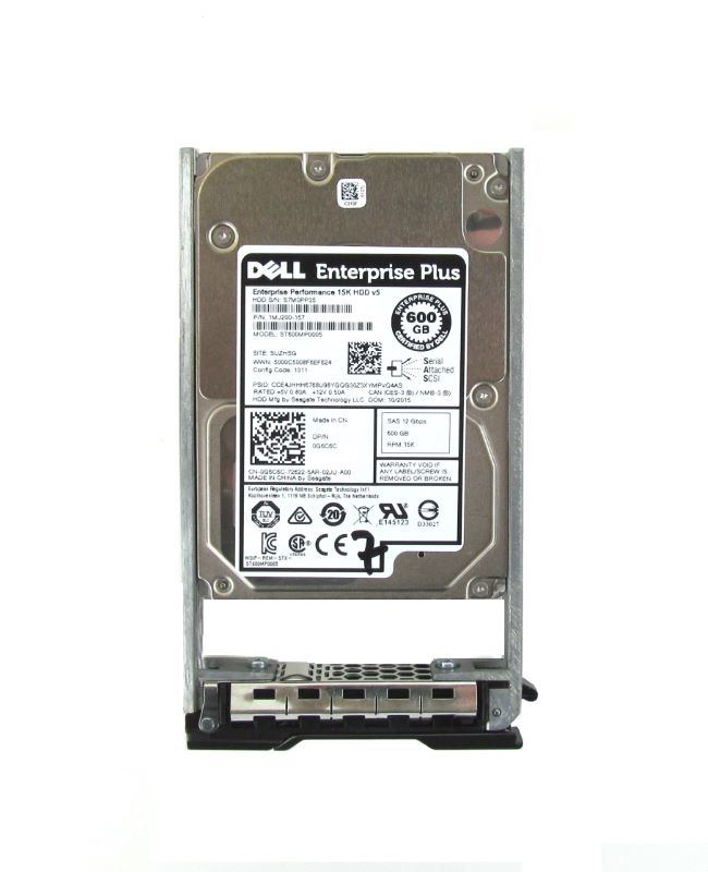 Compellent G6C6C-CML Compellent 600Gb SAS 15K 2.5" 12Gbps SC220