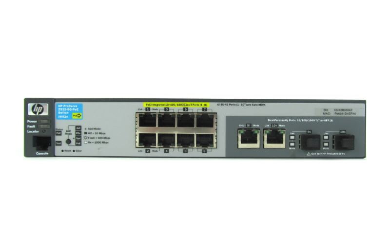 HP J9562A ProCurve 2915-8G-PoE Managed Switch ONLY