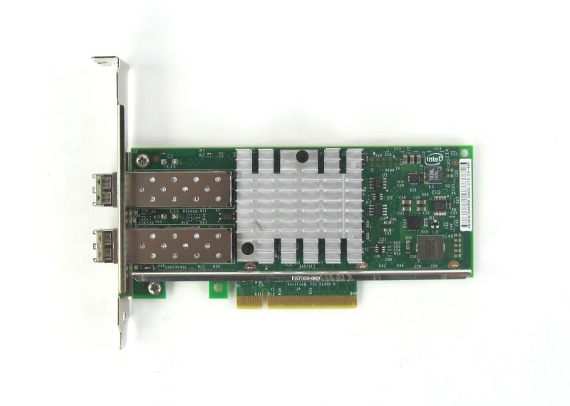 Dell XYT17 Intel X520-DA2 Dual Port 10GB SFP+ NIC w/SFPs