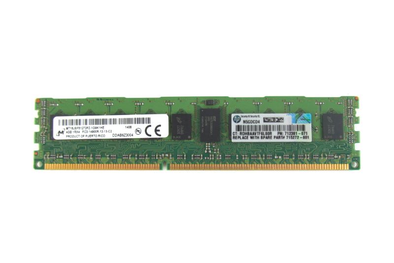 HP 712381-071 4GB (1X4GB) 1RX4 PC3-14900R