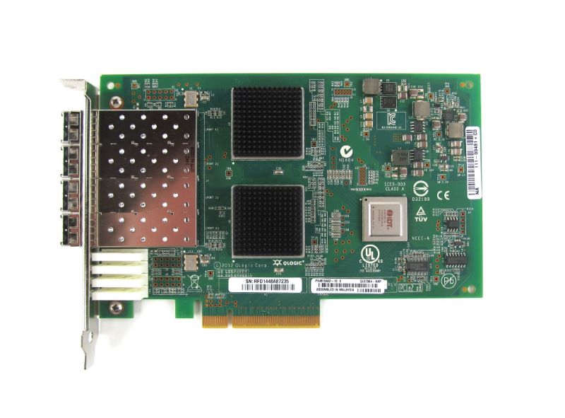 NetApp 111-00481 4 Port 8Gb FC PCIE Adapter w/SFP