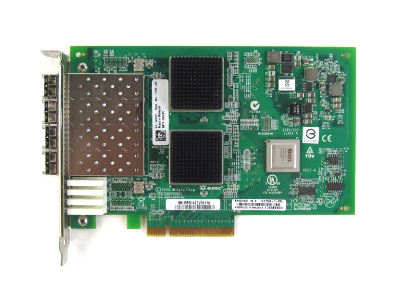 Dell 45GPC 8GB QLOGIC 4- PORT PCIE HBA QLE2564