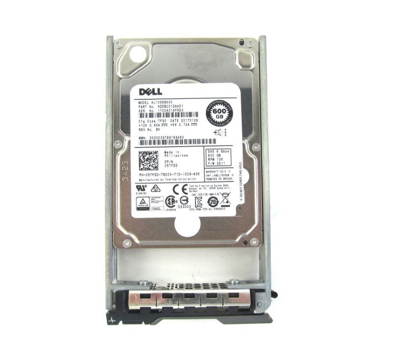 Dell 5TFDD 600GB 10K SAS 2.5" 6G HDD