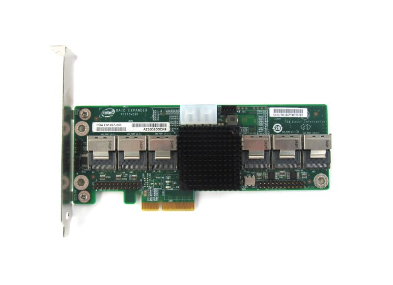 Intel E91267-203 24 Port Raid Expander Controller with Cables