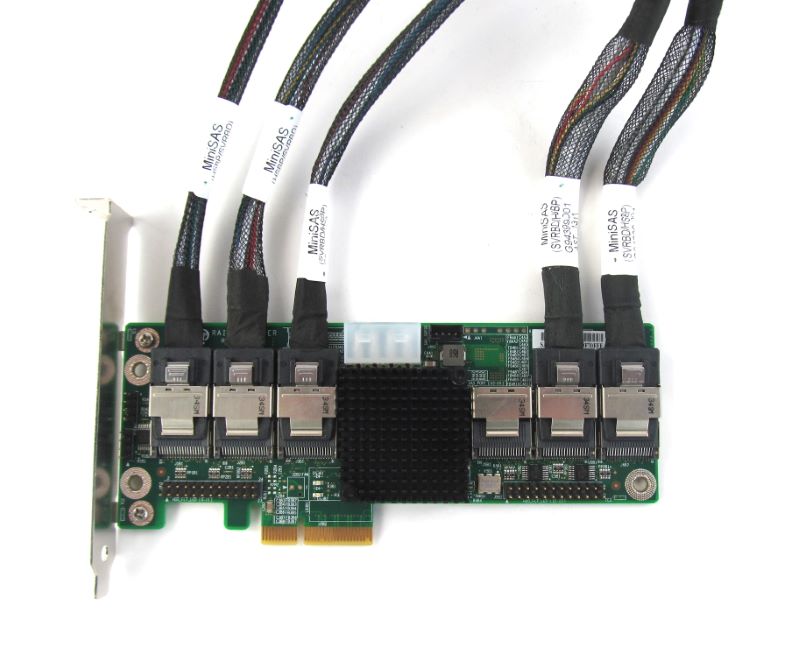 Intel E91267-203 24 Port Raid Expander Controller with Cables