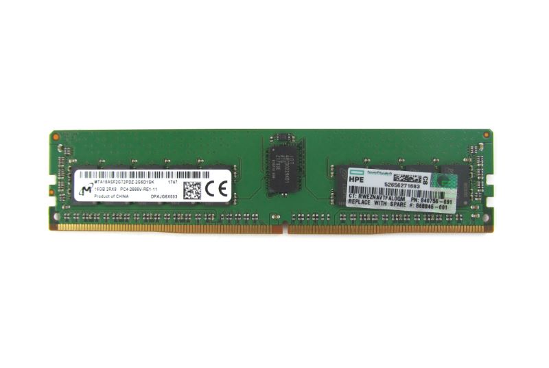 HP 840756-091 HPE 16GB 2RX8 PC4-2666V-R MEMORY