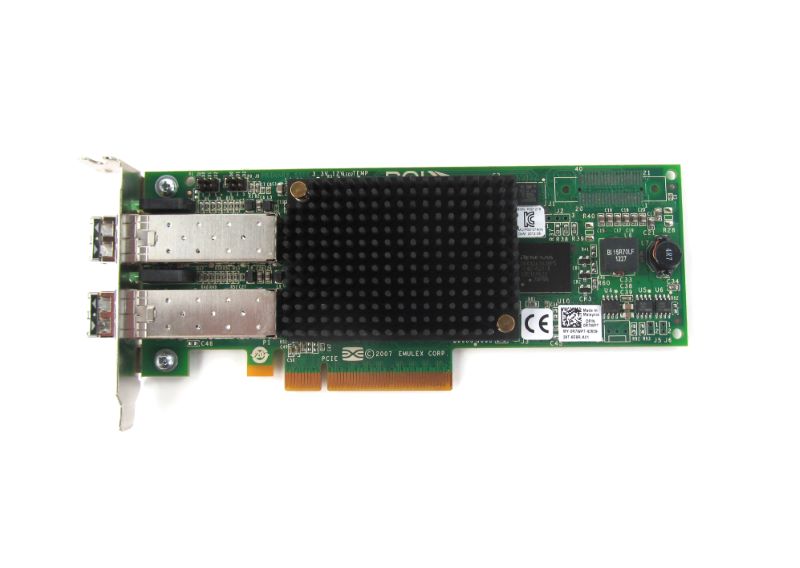 Dell R7WP7low profile bracket  LP 8GB DP FC EMULEX LPE12002 HBA W/SFPs