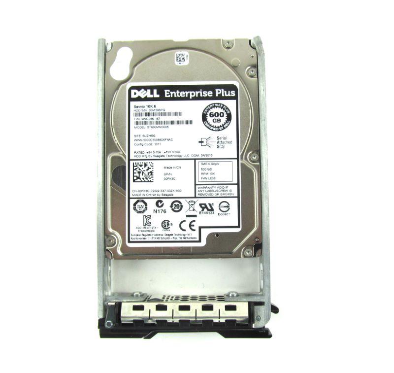 Compellent 0FK3C-SC220 600GB 6GBPS 10K 2.5" (SC220)