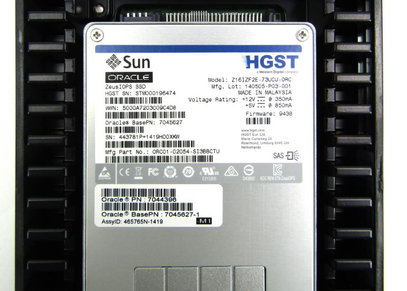 Oracle 7044396 73GB SAS Solid State Drive Assembly Z16IZF2E-73UCU