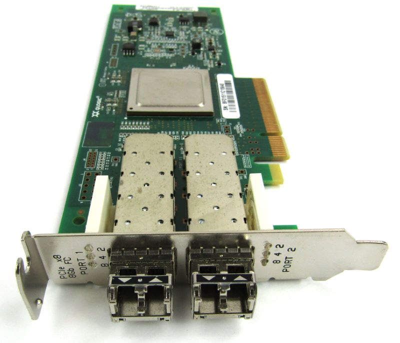 Dell RW9KF 8GB DUAL PORT HBA PCI-E QLE2562 LP