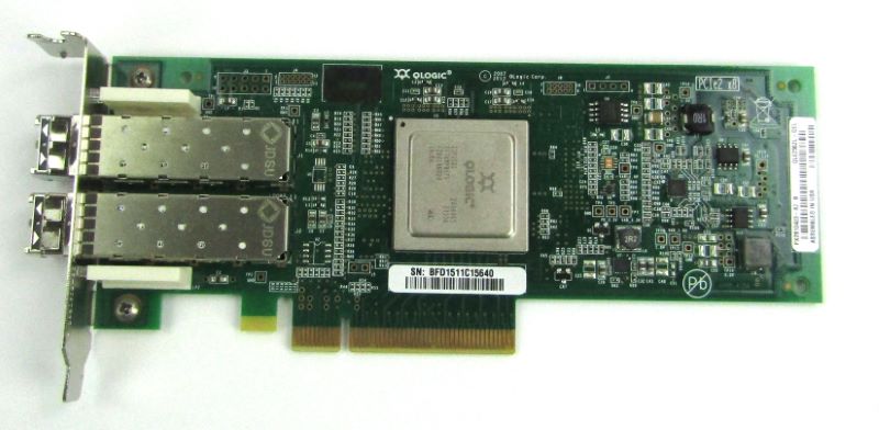 Dell RW9KF 8GB DUAL PORT HBA PCI-E QLE2562 LP
