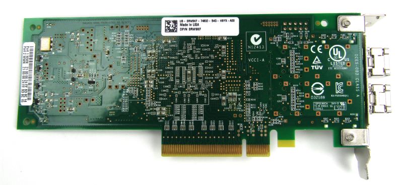 Dell RW9KF 8GB DUAL PORT HBA PCI-E QLE2562 LP