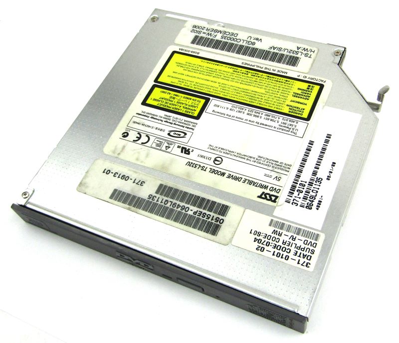 Sun 371-0101 (X8214A-Z) Internal Slimline 8X DVD-Writer Assembly