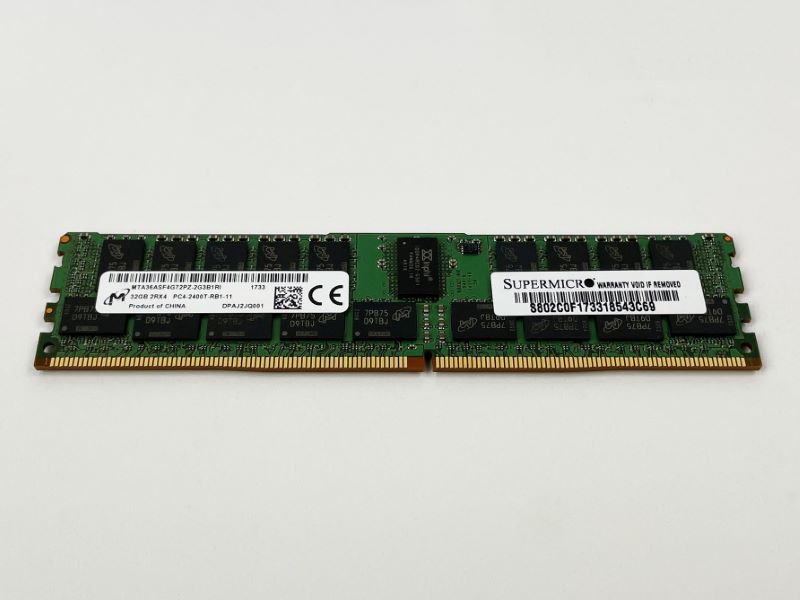 MICRON MTA36ASF4G72PZ-2G3B1 32GB 2RX4 PC4-2400T ECC Memory Dimm