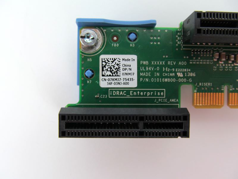 Dell 7KMJ7 RISER #1 (G3X16) 2P CPU R320/R420