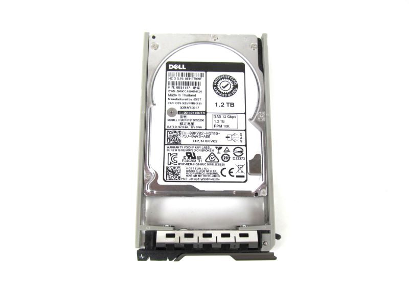 Dell 0KV02 1.2TB 10K 12GBPS 2.5" SAS HDD  HUC101812CSS200