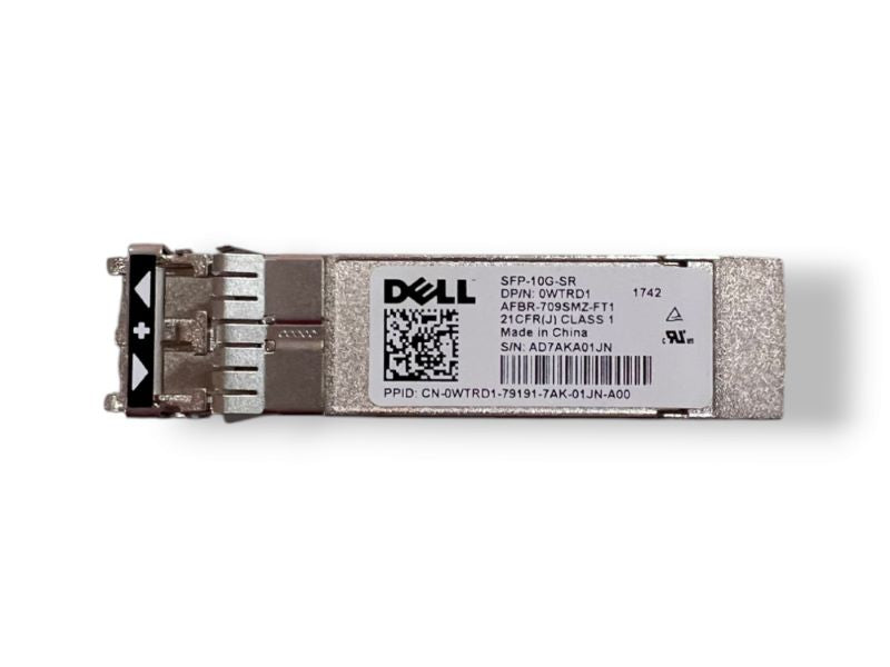 Dell 407-BBOU Transceiver, SFP+, 10GbE, SR, 850nm Wavelength, 300m Reach