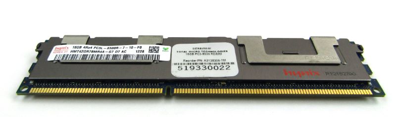 HYNIX HMT42GR7BMR4A-G7 16GB 4Rx4 PC3L-8500R Dimm