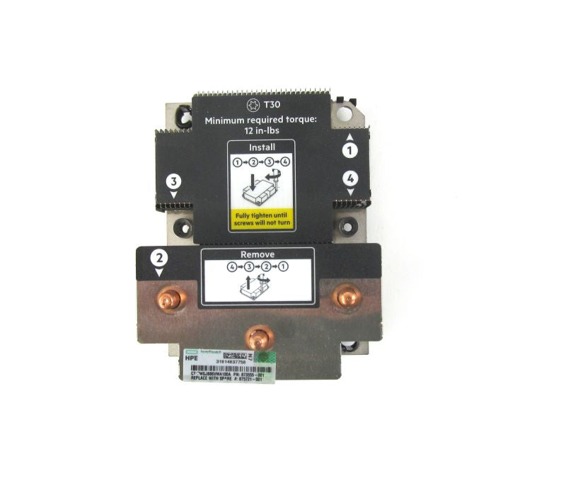 HP 875071-001 DL380 G10 High performance Heat Sink