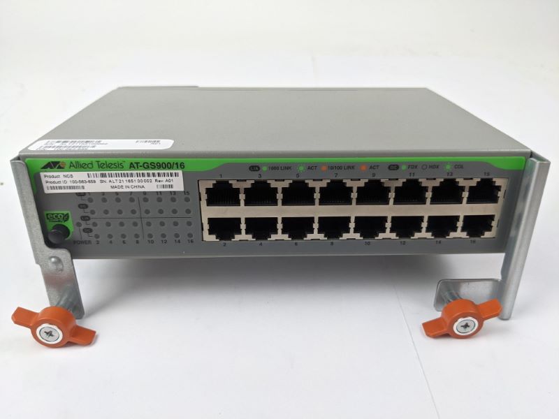 EMC 100-563-659 Allied AT-GS900/16 16-Port Gigabit Ethernet Switch