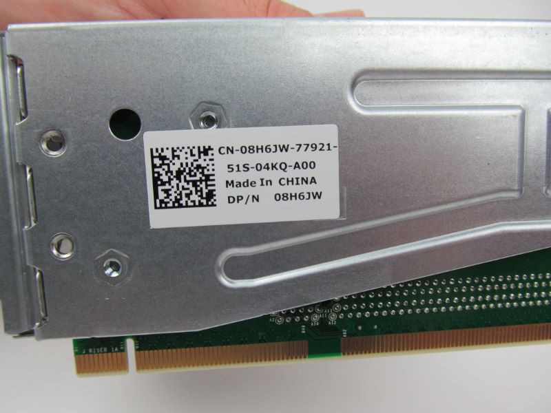 Dell 8H6JW PCI-E 3-SLOT RISER 1 CARD (R730)