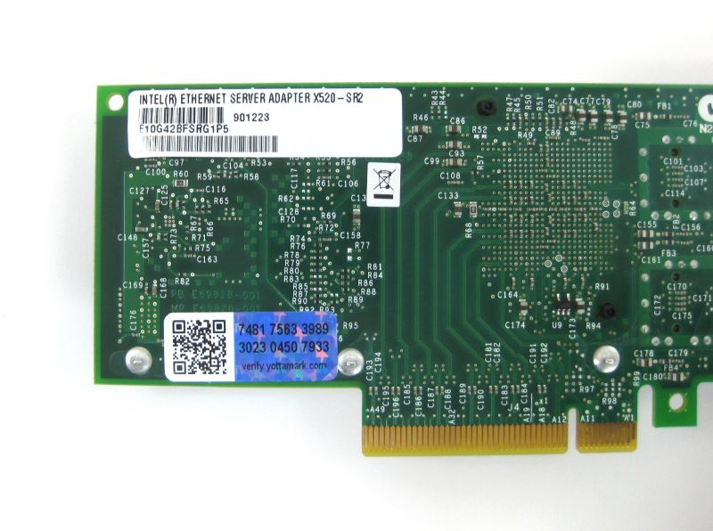 Intel X520-SR2 Dual Port 10GB PCI-E Server Adapter NO SFPs