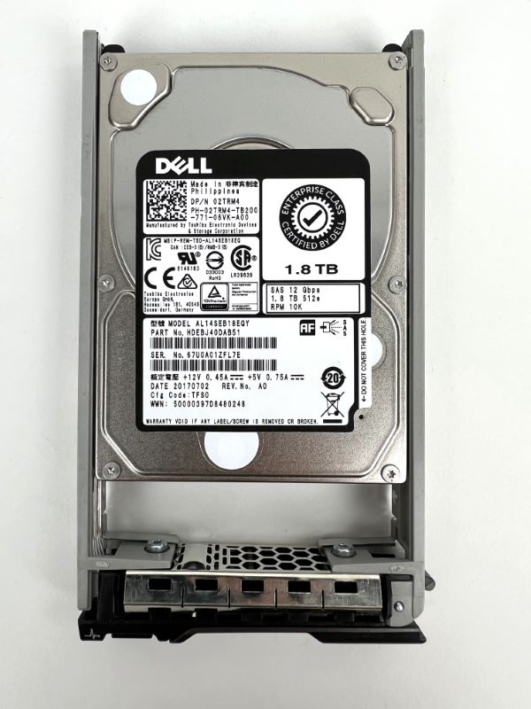 Dell 2TRM4 1.8TB 10K 12Gbps 2.5" SAS HDD Hard Disk Drive