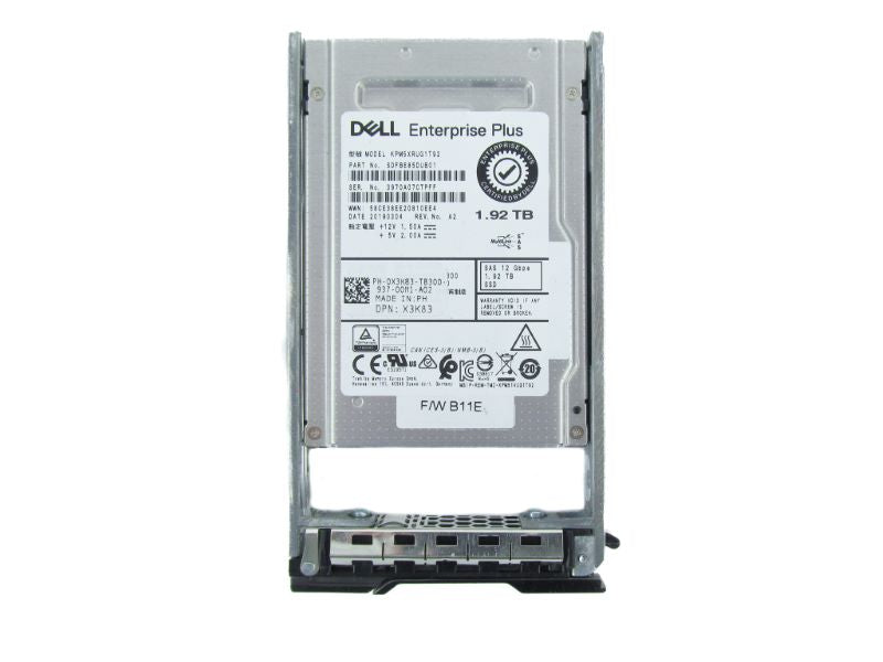 Dell Compellent X3K83-CML 1.92TB SAS SSD 12Gbps Solid State Drive