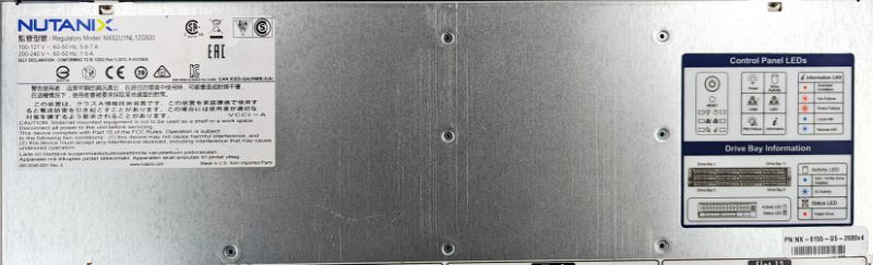 Nutanix NX-6155-G5-2680v4-CM 2x E5-2680V4 512GB DDR4 12x1.92TB